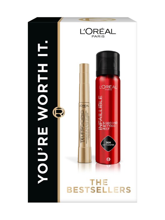 L'Oréal Paris - Telescopic Mascara & Infaillible Setting Mist -lahjapakkaus - NOCOL | Stockmann - photo 1