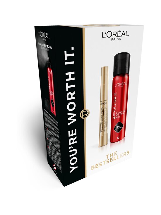 L'Oréal Paris - Telescopic Mascara & Infaillible Setting Mist -lahjapakkaus - NOCOL | Stockmann - photo 2