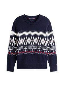Tommy Hilfiger - Kudum Placed Fairisle - 0A4 DESERT SKY/IVORY PETAL | Stockmann