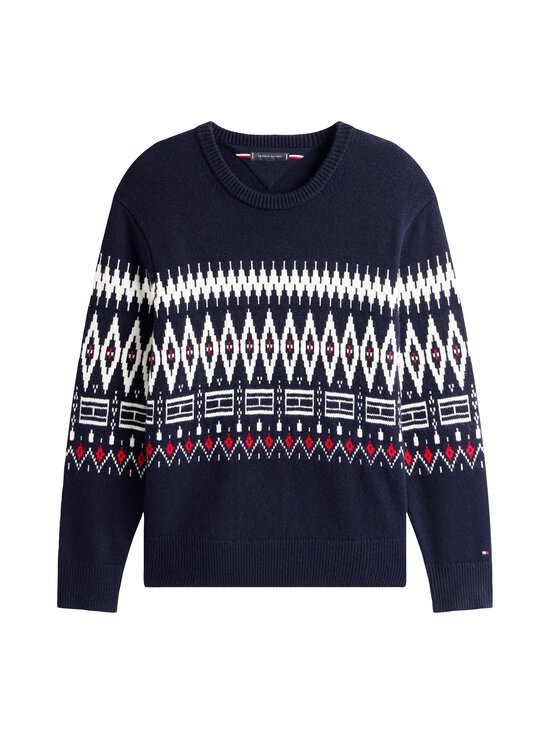 Placed Fairisle -neulepaita