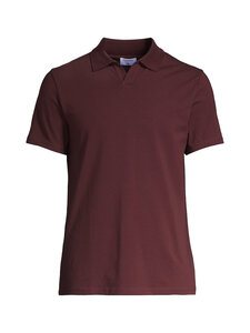 Filippa K - Stretch Cotton -pikeepaita - NULL DARK BURGUNDY DARK BURGUNDY | Stockmann