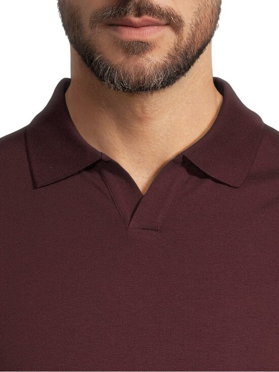 Filippa K - Stretch Cotton polo krekls - NULL DARK BURGUNDY DARK BURGUNDY | Stockmann - photo 4