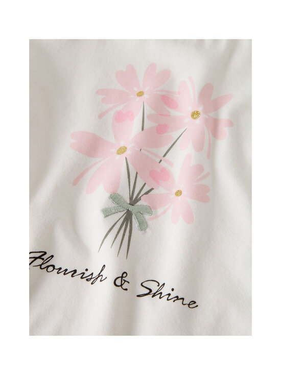 Name It - NmfFlorala T-krekls - CLOUD DANCER | Stockmann - photo 3