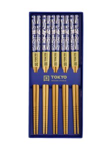 Tokyo Design Studio - Neko Cat -syömäpuikot 5 paria - BROWN | Stockmann