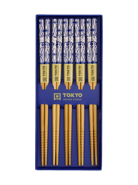 Tokyo Design Studio - Neko Cat -syömäpuikot 5 paria - BROWN | Stockmann - photo 1