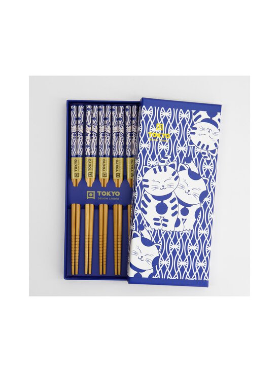 Tokyo Design Studio - Neko Cat -syömäpuikot 5 paria - BROWN | Stockmann - photo 2