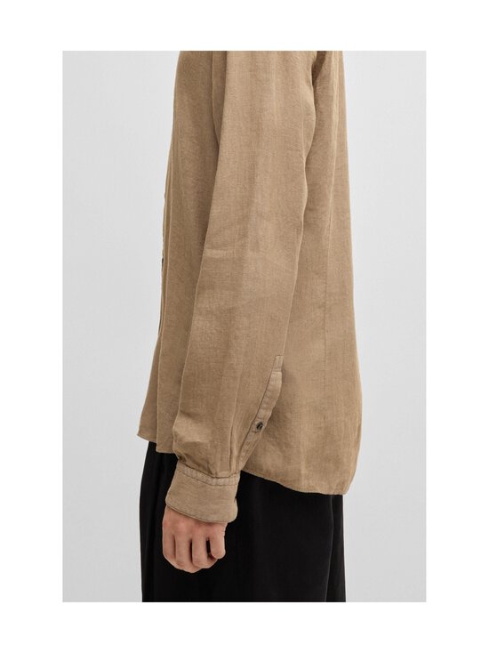 HUGO - Elvory-pellavakauluspaita - 219 MEDIUM BROWN - photo 5 HUGO - Elvory-pellavakauluspaita - 219 MEDIUM BROWN | Stockmann - photo 5