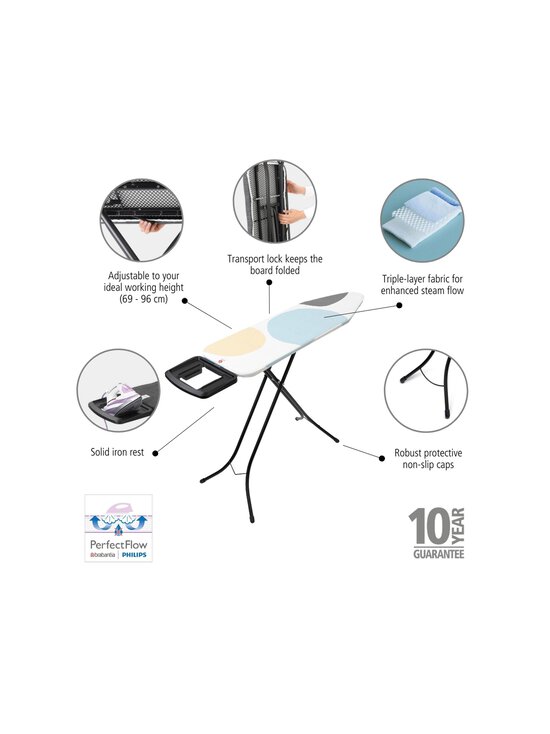 Brabantia - Ironing Board B tvaika gludināmais dēlis - WHITE - photo 4 Brabantia - Ironing Board B tvaika gludināmais dēlis - WHITE | Stockmann - photo 4
