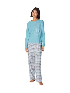 Dkny - Big D -pyjamapaita - 449 DK TEAL MIST Dkny - Big D -pyjamapaita - 449 DK TEAL MIST | Stockmann