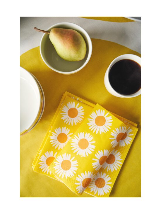 Marimekko - Auringonkukka papīra salvetes 20 gab. - YELLOW - photo 6 Marimekko - Auringonkukka papīra salvetes 20 gab. - YELLOW | Stockmann - photo 6