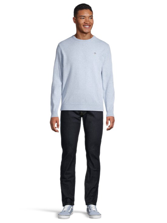 GANT - Villane kampsun Superfine C-neck - 497 LT BLUE MELANGE | Stockmann - photo 2