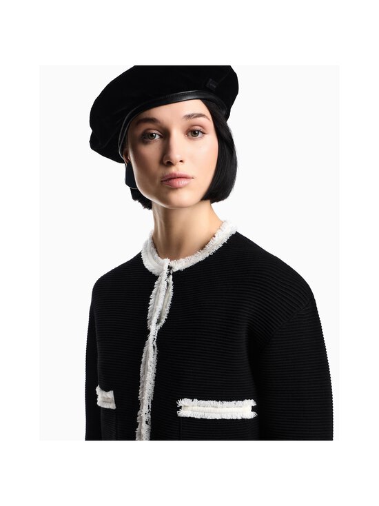Emporio Armani - Neuletakki - MC006 BLACK/WHITE - photo 5 Emporio Armani - Neuletakki - MC006 BLACK/WHITE | Stockmann - photo 5