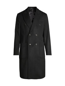 Emporio Armani - Double Breasted -villakangastakki - TE23341 UC001 BLACK BEAUTY | Stockmann