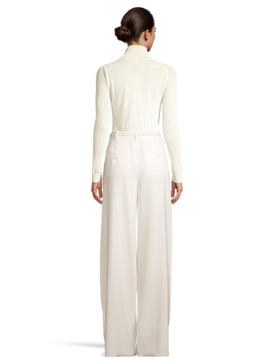 Max Mara Studio - Jez-leveälahkeiset housut - 008 CREME | Stockmann - photo 4