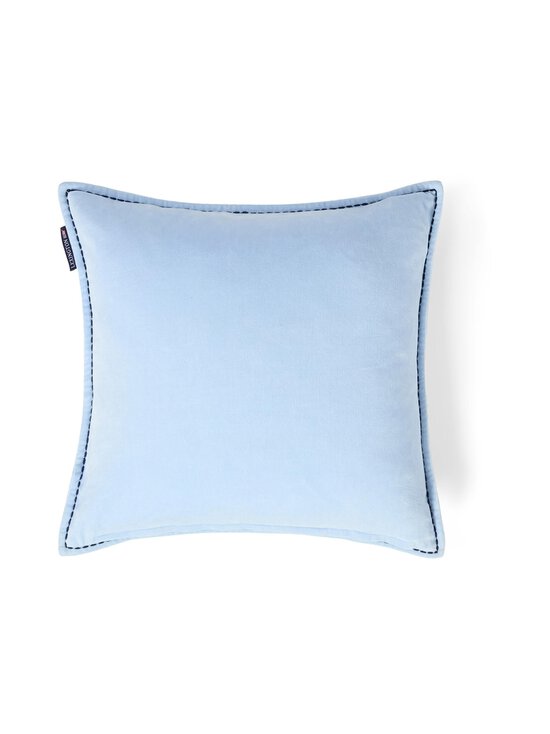 Lexington - Logo Organic Cotton Velvet -tyynynpäällinen 50 x 50 cm - BLUE | Stockmann - photo 2