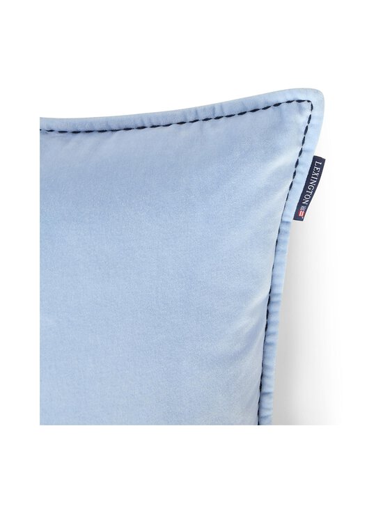 Lexington - Logo Organic Cotton Velvet -tyynynpäällinen 50 x 50 cm - BLUE | Stockmann - photo 4