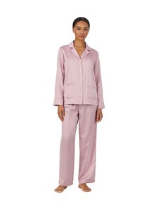 Lauren Ralph Lauren - Notch Collar Long -pyjama - 540 MAUVE | Stockmann