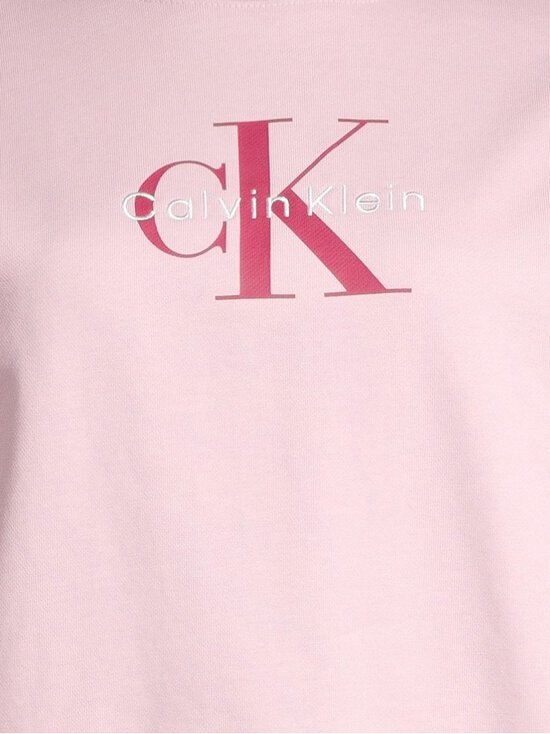 Calvin Klein Jeans - Monologo French Terry -collegepaita - TE0 PINK NECTAR | Stockmann - photo 4