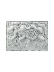 Marimekko - Nahast kaarditasku Unikko - 080 SILVER | Stockmann