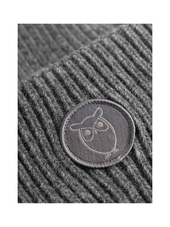 Knowledge Cotton Apparel - Villane müts Big - 1073 DARK GREY MELANGE | Stockmann - photo 3