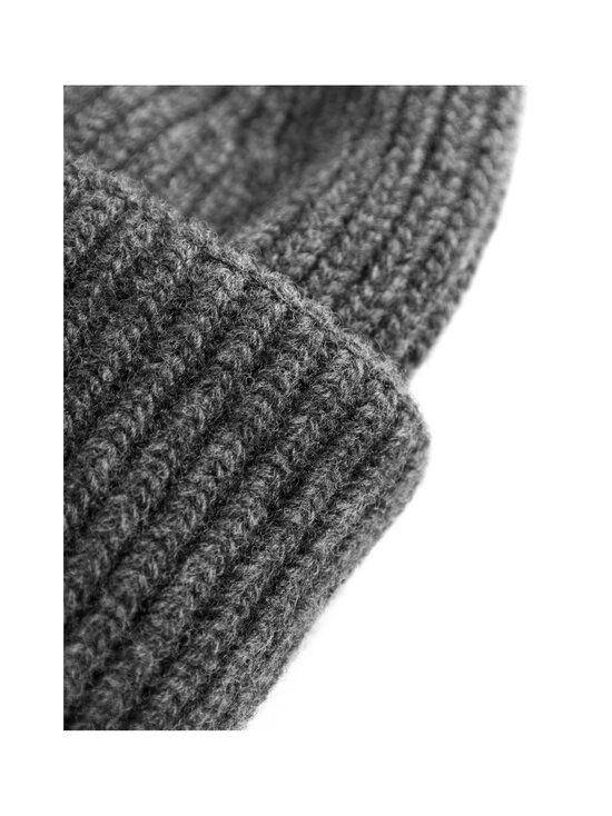 Knowledge Cotton Apparel - Villane müts Big - 1073 DARK GREY MELANGE | Stockmann - photo 4