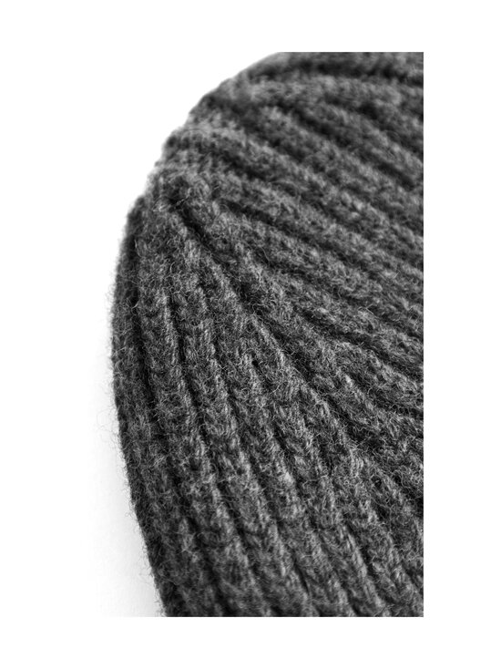 Knowledge Cotton Apparel - Villane müts Big - 1073 DARK GREY MELANGE | Stockmann - photo 5