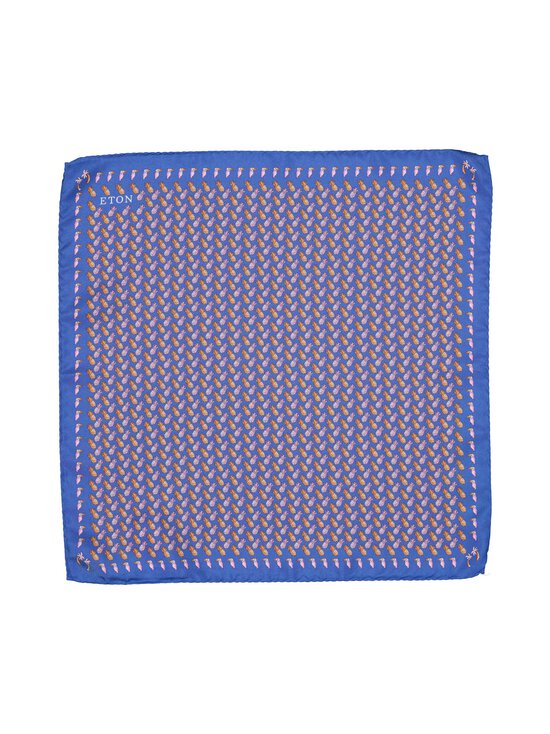 Eton - Ananas Twill -silkkitaskuliina - 90 BLUE | Stockmann - photo 1