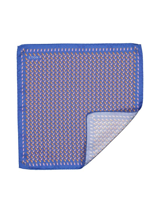 Eton - Ananas Twill -silkkitaskuliina - 90 BLUE | Stockmann - photo 2