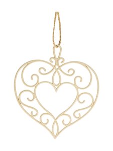 Weiste - Eko Sydän Ziemassvētku dekorācija - WHITE | Stockmann