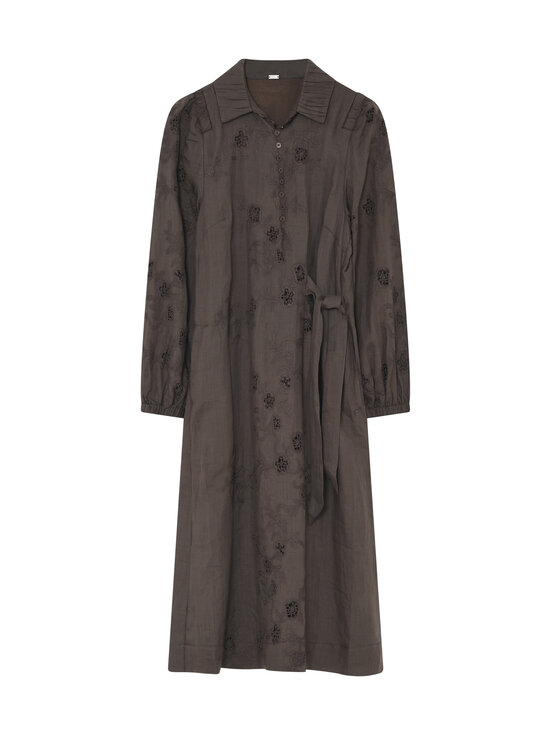 GUSTAV - Neomi embroidery -midimekko - 2981 CHOCOBROWN | Stockmann - photo 1