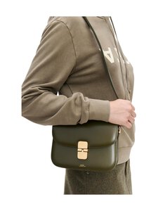 A.P.C - Grace small -olkalaukku - JAD KAKI FONCE | Stockmann