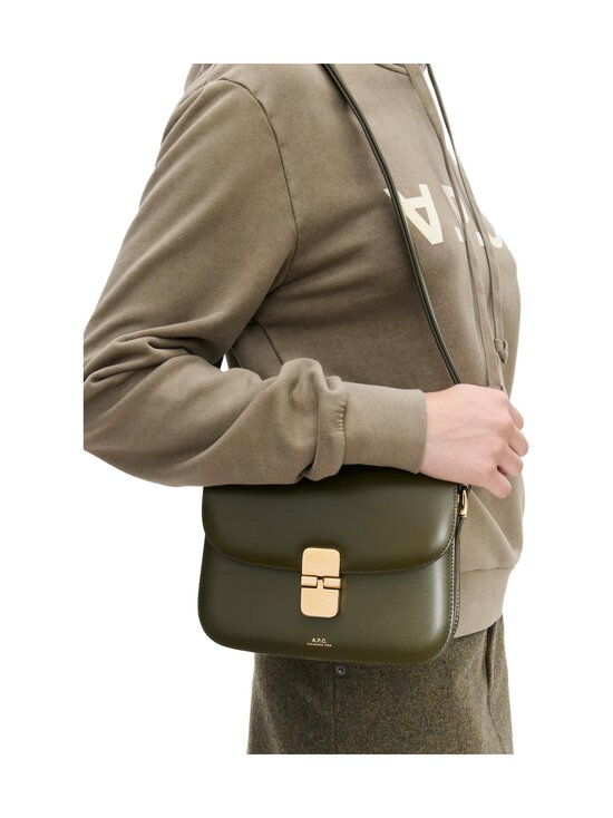 A.P.C - Grace small -olkalaukku - JAD KAKI FONCE | Stockmann - photo 1