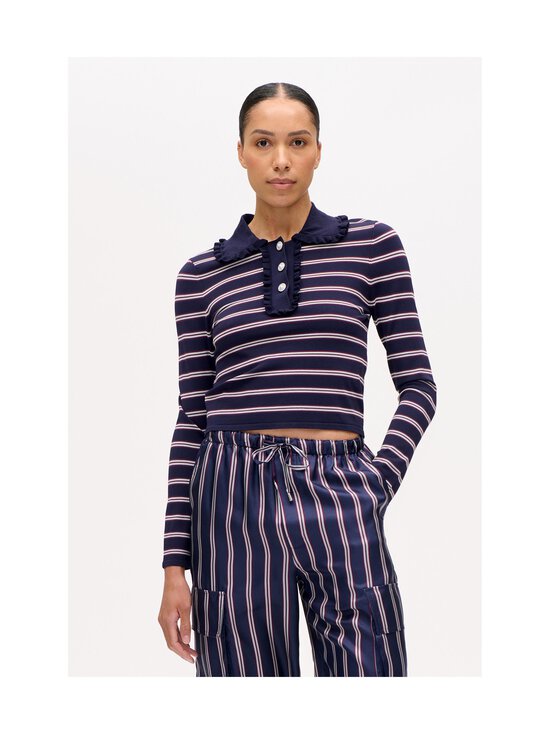 Baum und Pferdgarten - Catarin trikotāžas krekls - C7559 NAVY PLUM STRIPE | Stockmann - photo 4