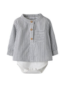 Name It - NbmFar-body - CLOUD DANCER STRIPES:NAVY BLAZER | Stockmann