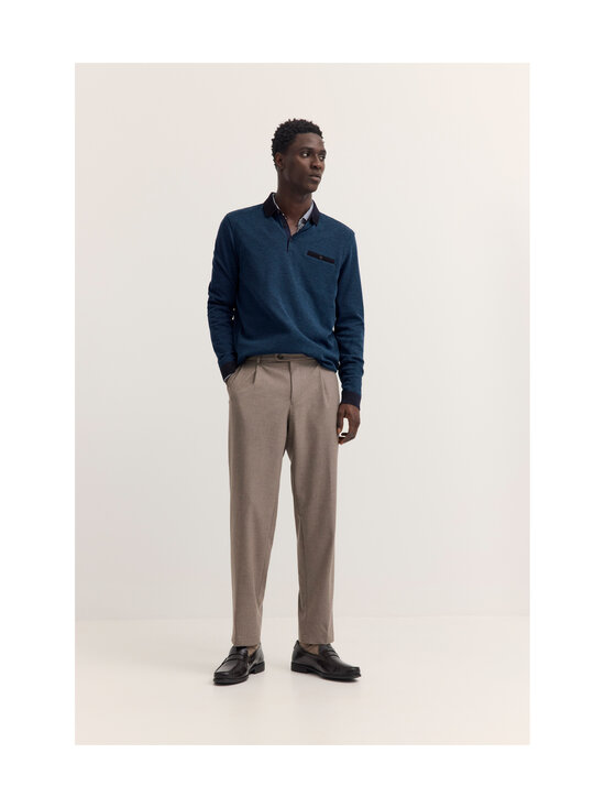 Bugatti - Pikkade varrukatega polosärk - 380 NAVY BLUE | Stockmann - photo 3