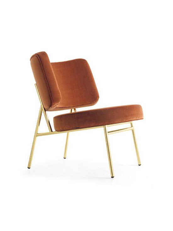 Calligaris - Coco-nojatuoli punainen sametti/messinki - BEIGE | Stockmann - photo 1