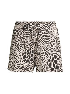 A+more - Ally Jersey -pyjamashortsit - BLACK/WHITE ANIMAL | Stockmann