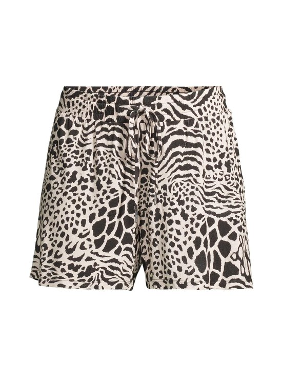 A+more - Ally Jersey -pyjamashortsit - BLACK/WHITE ANIMAL | Stockmann - photo 1