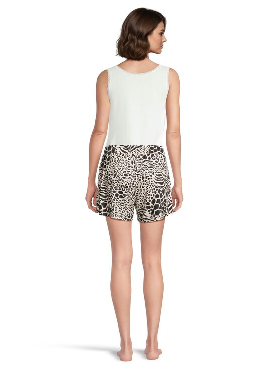 A+more - Ally Jersey -pyjamashortsit - BLACK/WHITE ANIMAL | Stockmann - photo 4