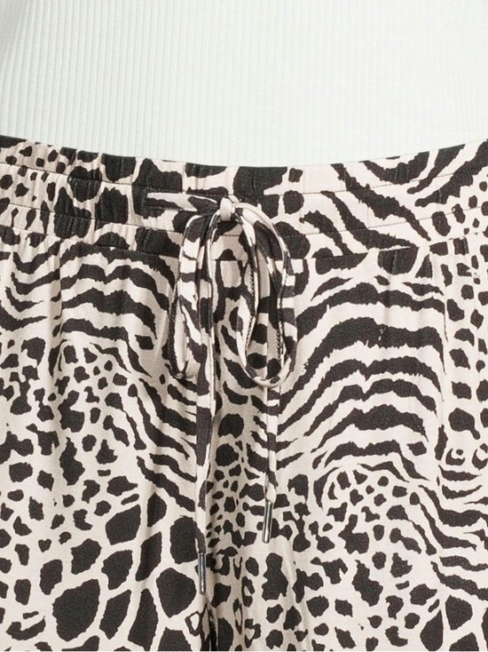 A+more - Ally Jersey -pyjamashortsit - BLACK/WHITE ANIMAL | Stockmann - photo 5