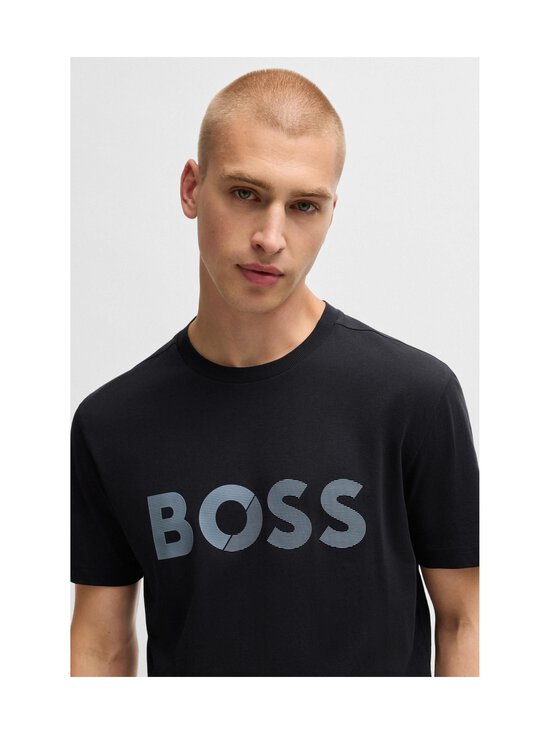 BOSS - Tape Logo t-paita - 402 DARK BLUE | Stockmann - photo 4