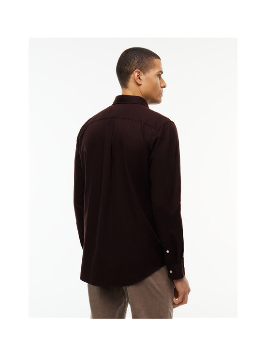 Tommy Hilfiger - Flex Flannel Solid Regular Fit krekls ar apkakli - HJT CHOCOLATE | Stockmann - photo 4