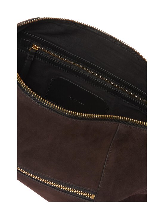 Allsaints - Vega Shoulder zamšādas soma - BITTER BROWN | Stockmann - photo 3