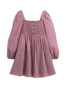 GAP - Smocked-mekko - RED PLAID | Stockmann