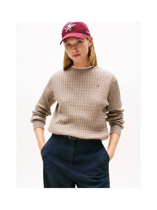 Tommy Hilfiger - Palmikkoes kampsun - ADL HEATHERED TAUPE | Stockmann - photo 2