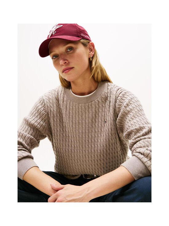 Tommy Hilfiger - Palmikkoes kampsun - ADL HEATHERED TAUPE | Stockmann - photo 5