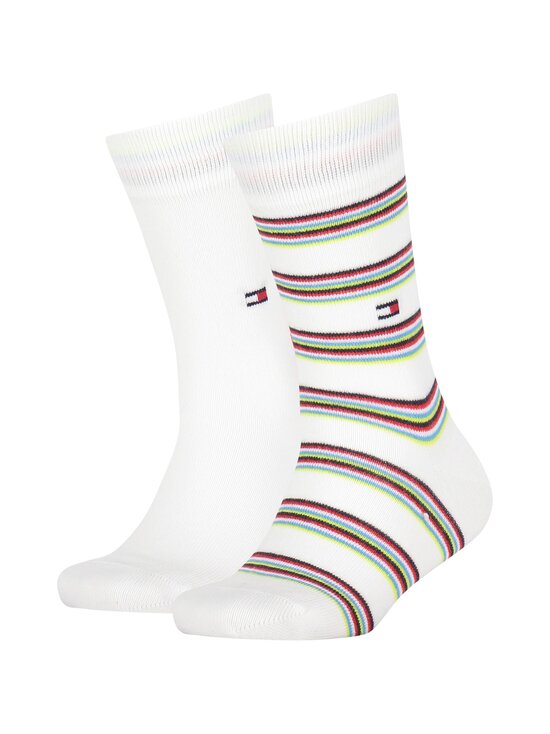 Kids Multicolor Stripe -sukat 2-pack