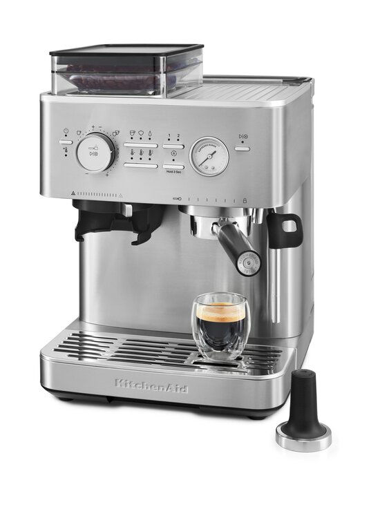KitchenAid - Semi Auto Espresso KES6551 -puoliautomaattinen espressokone kahvimyllyllä - STAINLESS STEEL - photo 4 KitchenAid - Semi Auto Espresso KES6551 -puoliautomaattinen espressokone kahvimyllyllä - STAINLESS STEEL | Stockmann - photo 4