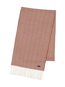 Eton - Herringbone merīnvilnas šalle - 46 ORANGE | Stockmann