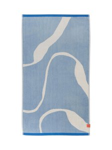 Mette Ditmer Denmark - Nova Arte -pyyhe 70 x 133 cm - 70 LIGHT BLUE / OFF-WHITE | Stockmann